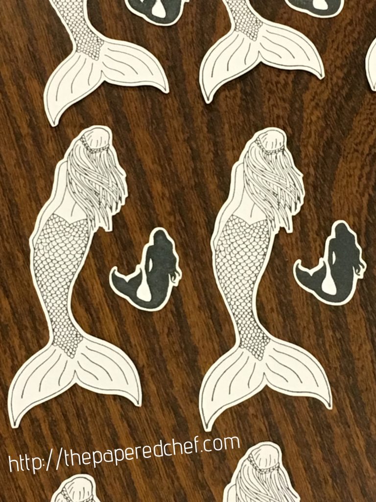 Cutting out Stamped Images with the Brother Scan N’ Cut – Magical Mermaid
