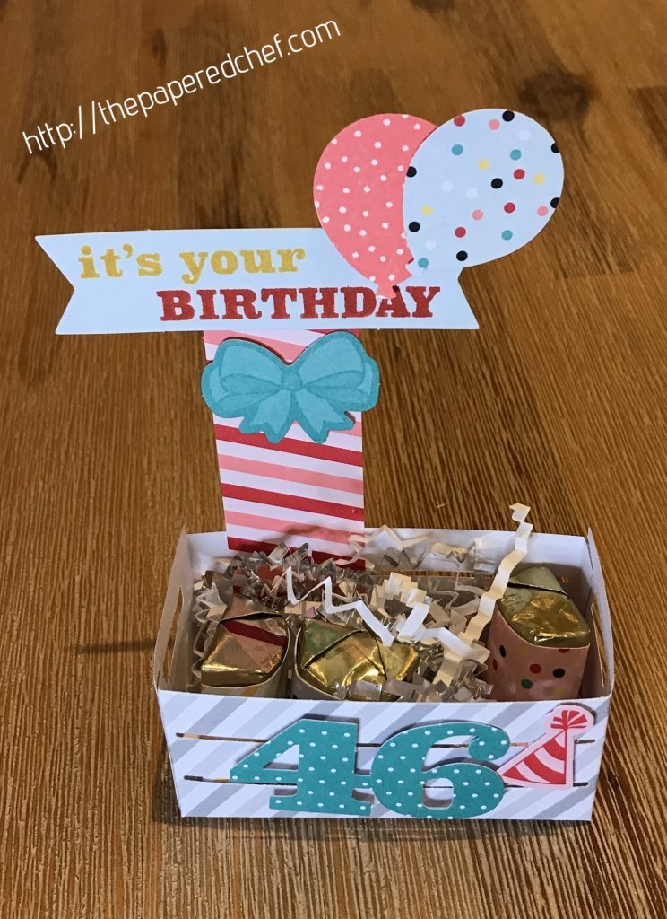 Poppin' Birthday - March 2019 Paper Pumpkin Kit - Wood Crate by Stampin' Up!