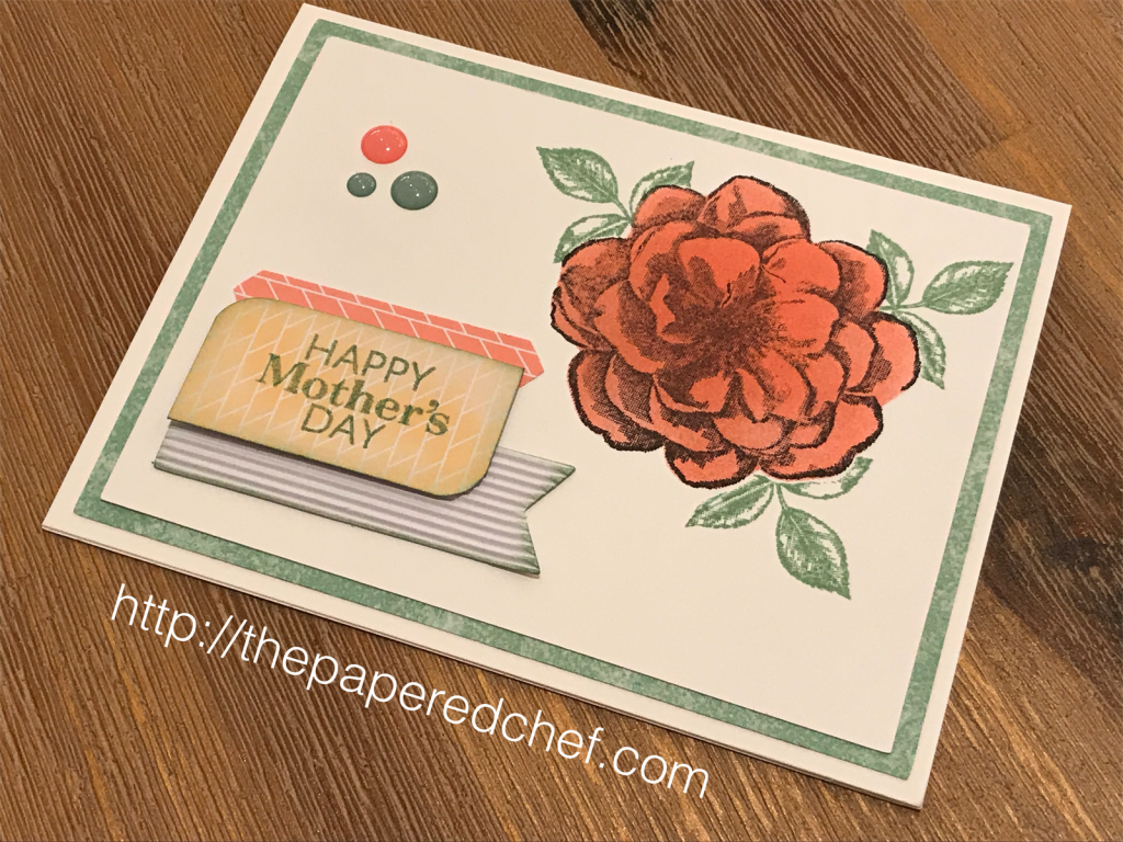 Sentimental Rose Happy Mother's Day Card