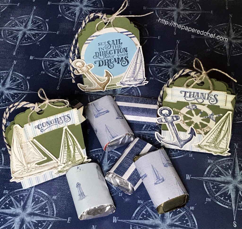 Come Sail Away Suite by Stampin' Up! - Tag Treat Holders