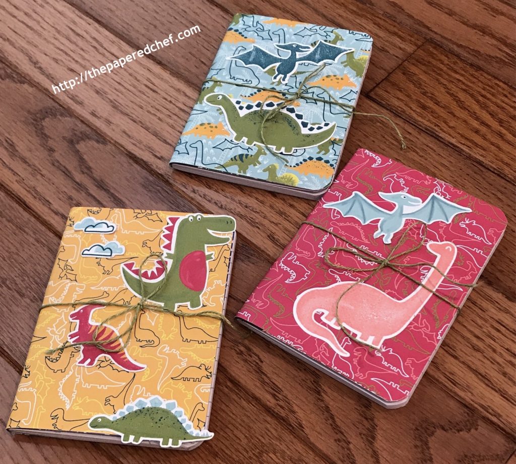 Dinoroar Suite by Stampin' Up! - Mini Notebooks
