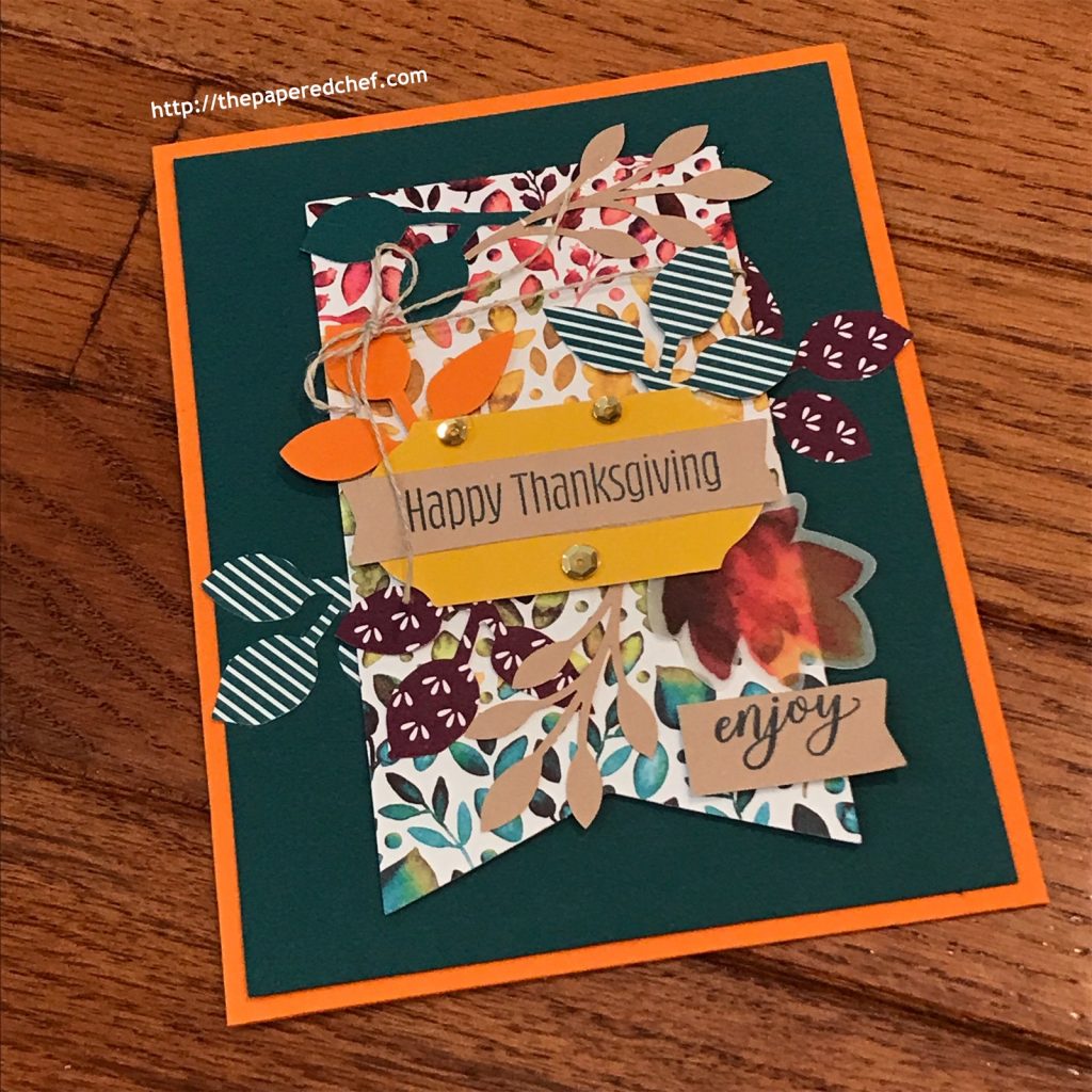 Gift of Fall Paper Pumpkin Kit - Thanksgiving Card