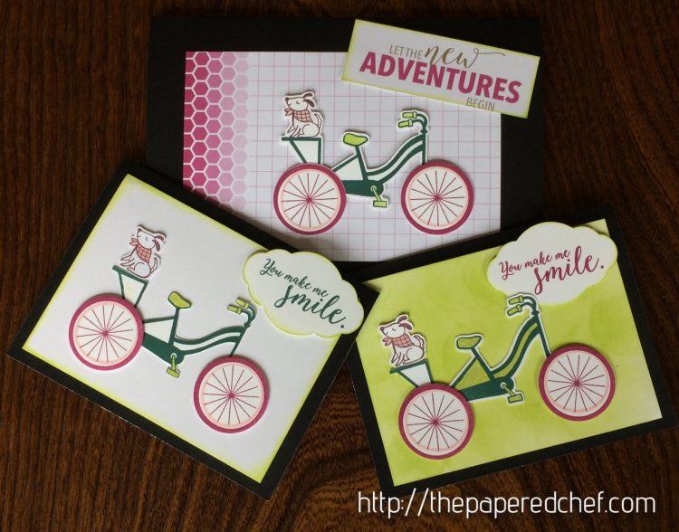 Bike Ride Stamp Set featuring Stampin' Up In Colors