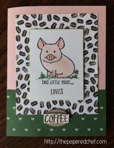 This Little Piggy Loves Coffee Card