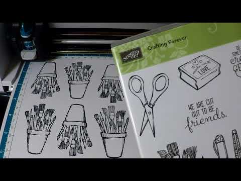 Cutting out Stamped Images with the Brother Scan N’ Cut – Crafting Forever