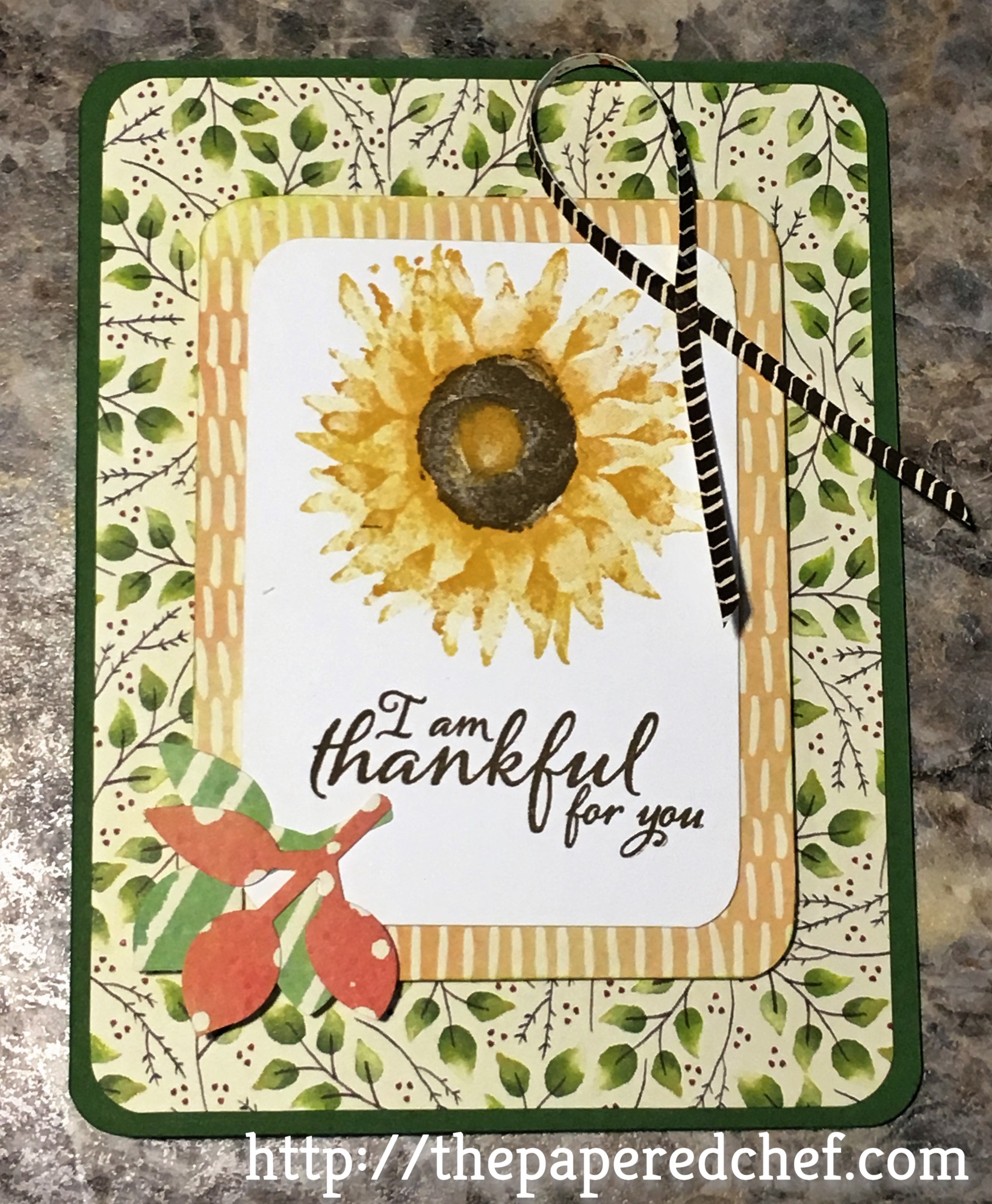 I’m Thankful for You - Painted Harvest Card