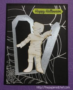 Mummy with Tomb Card