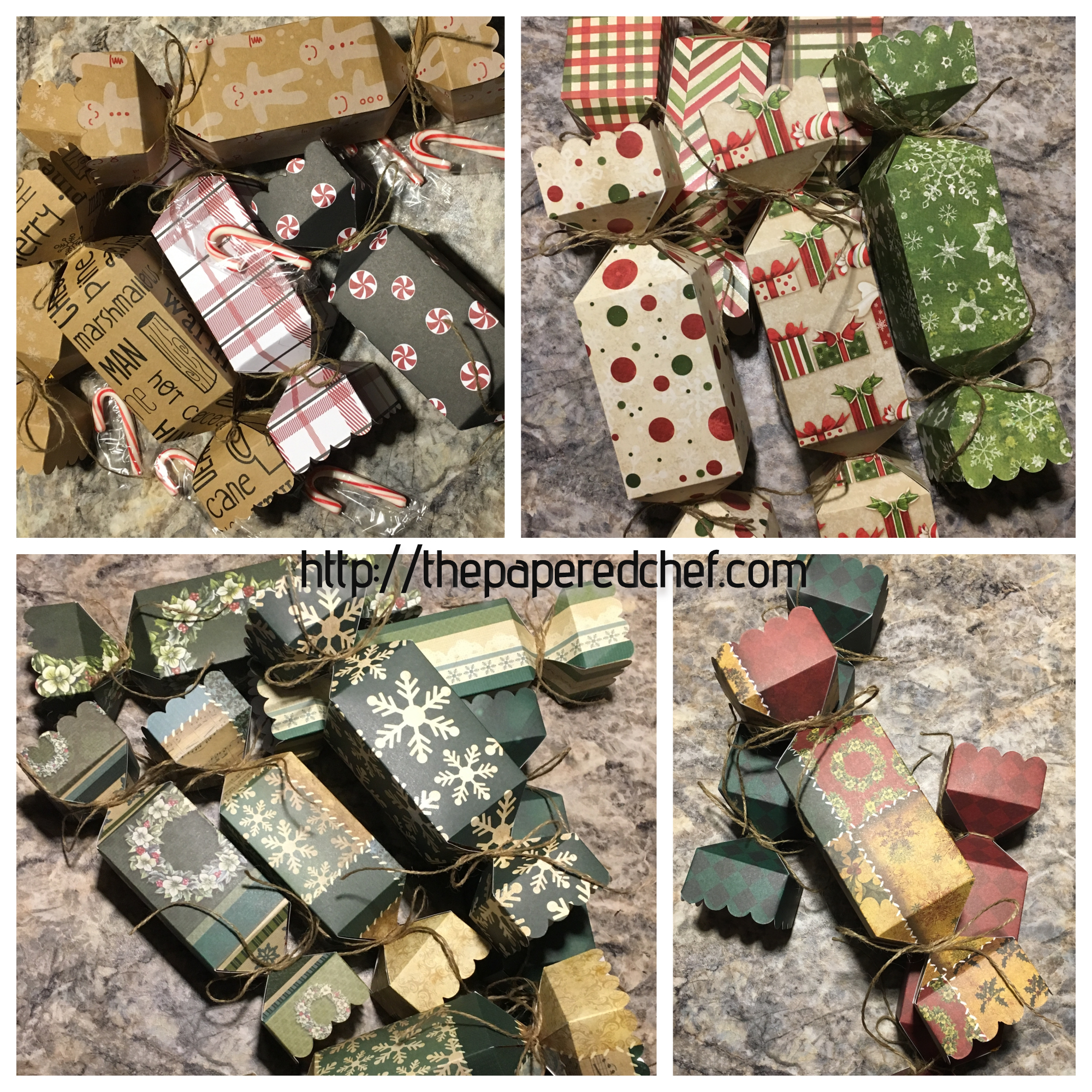 Big Shot Pro Christmas Candy Boxes