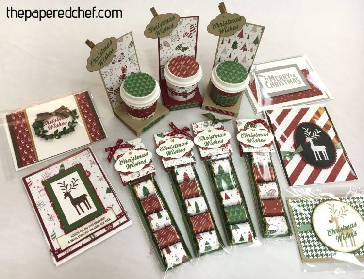 Projects created with the Merry Mistletoe stamp set & Be Merry dsp