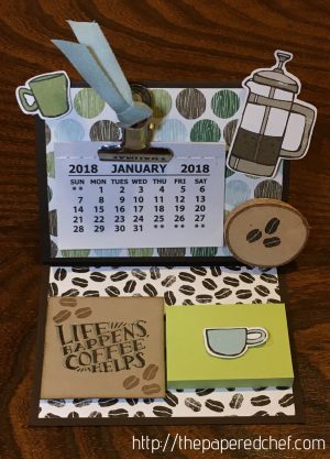 Coffee Break Mini Desktop Calendar