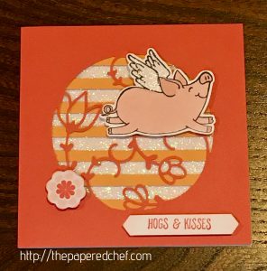 Hogs and Kisses This Little Piggy Card