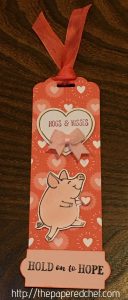 Hold on to Hope This Little Piggy Bookmark