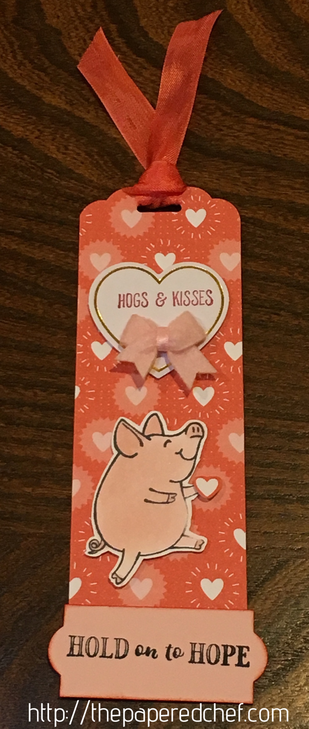 Hold on to Hope This Little Piggy Bookmark