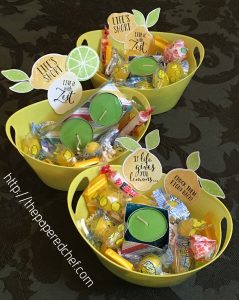 Lemon Zest Mini Baskets