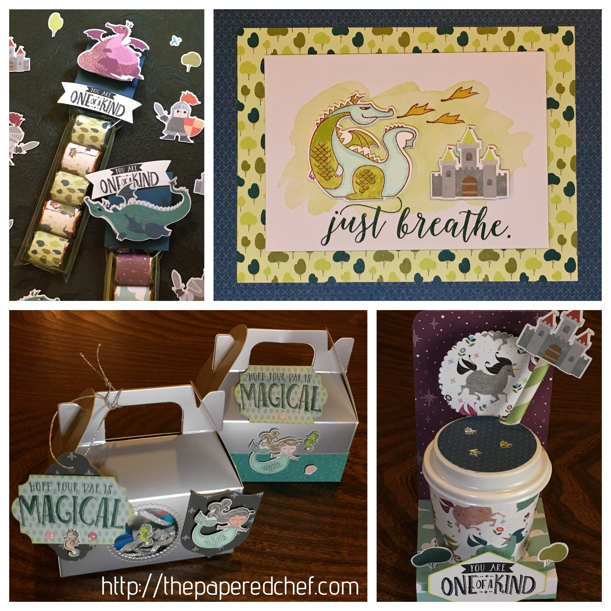 12 Projects created with the Myths & Magic suite by Stampin’ Up