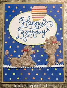 Birthday Memories - Poodle Card