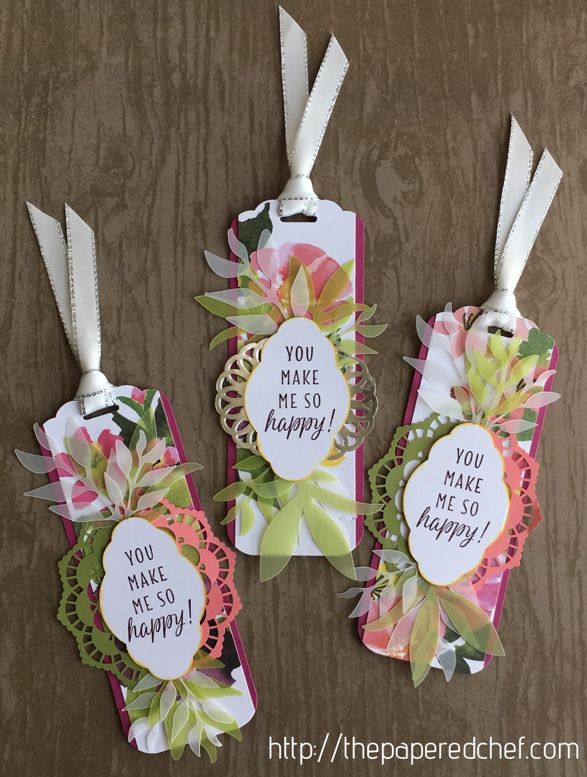 Blissful Blooms Bookmarks