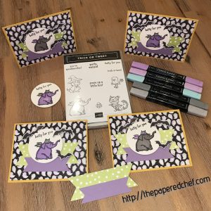 Batty for You Cards - Trick or Tweet by Stampin' Up!