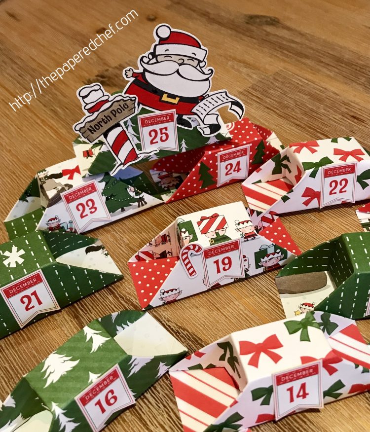 Advent Calendar Project Featuring Santa s Workshop Dsp By Stampin Up Advent Calendar Project Featuring Santa s Workshop Dsp By Stampin Up