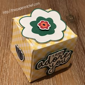 Happiness Blooms - Punch Board Box