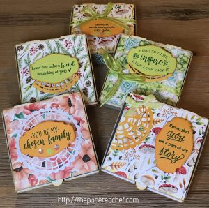 Stampin' Up! - Mini Pizza Boxes - Painted Seasons