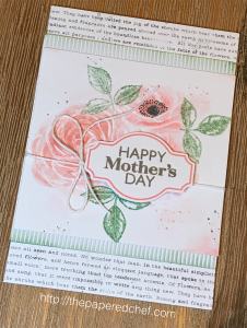 Sentimental Rose Mother's Day Card