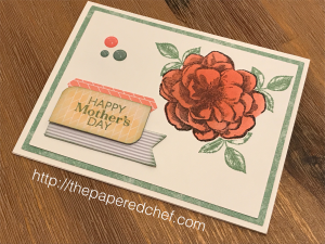 Sentimental Rose Happy Mother's Day Card