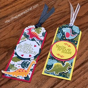 Dinoroar and Dino Days Bookmarks by Stampin' Up!