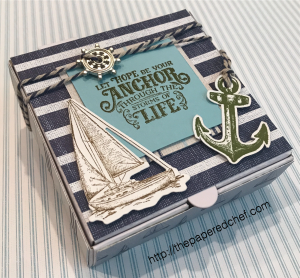 Come Sail Away Suite by Stampin' Up! - Mini Pizza Box