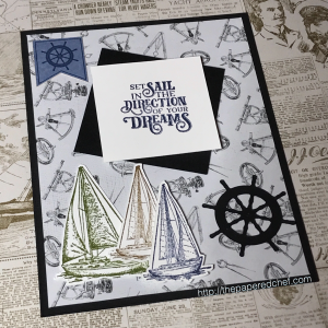 Come Sail Away Suite by Stampin' Up! - Set Sail Card