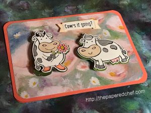 Over the Moon - Stampin' Up! Cow's It Going Card