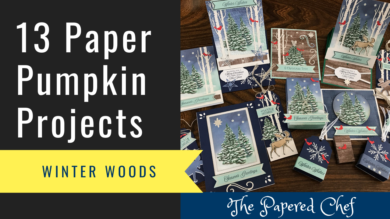 13 Paper Pumpkin Projects - Winter Woods