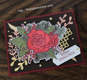 Christmastime is Here - Rose Card