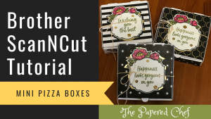Brother ScanNCut - Tags in Bloom Mini Pizza Boxes