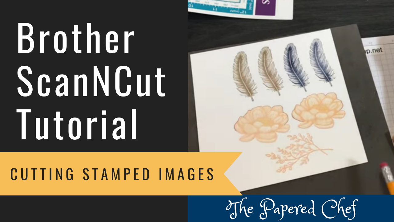 Brother ScanNCut - Cutting Stamped Images - Tasteful Touches Stamp Set
