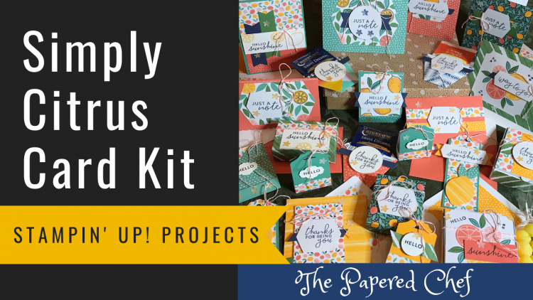 Simply Citrus Card Kit Projects