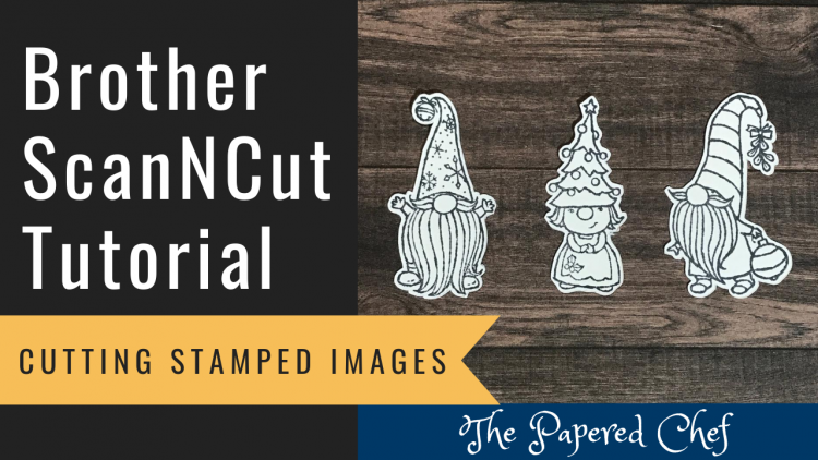 Brother ScanNCut - Cutting Stamped Images - Gnome