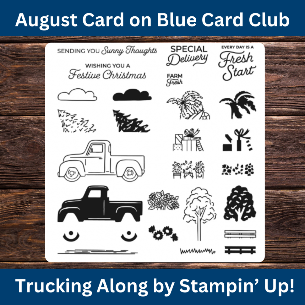 August Card on Blue Card Club
